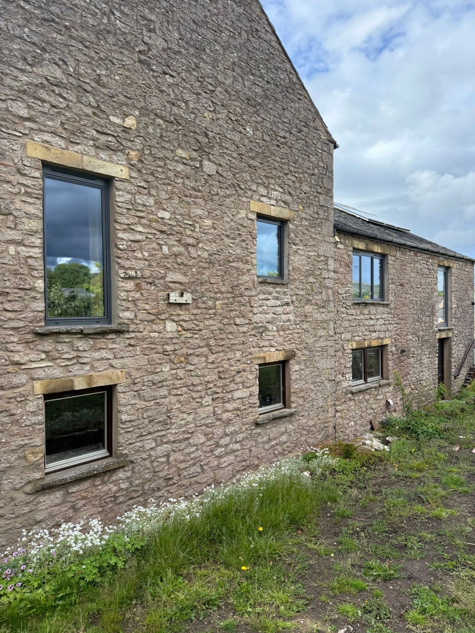 Full-house aluminium window installation, Kirkby Stephen